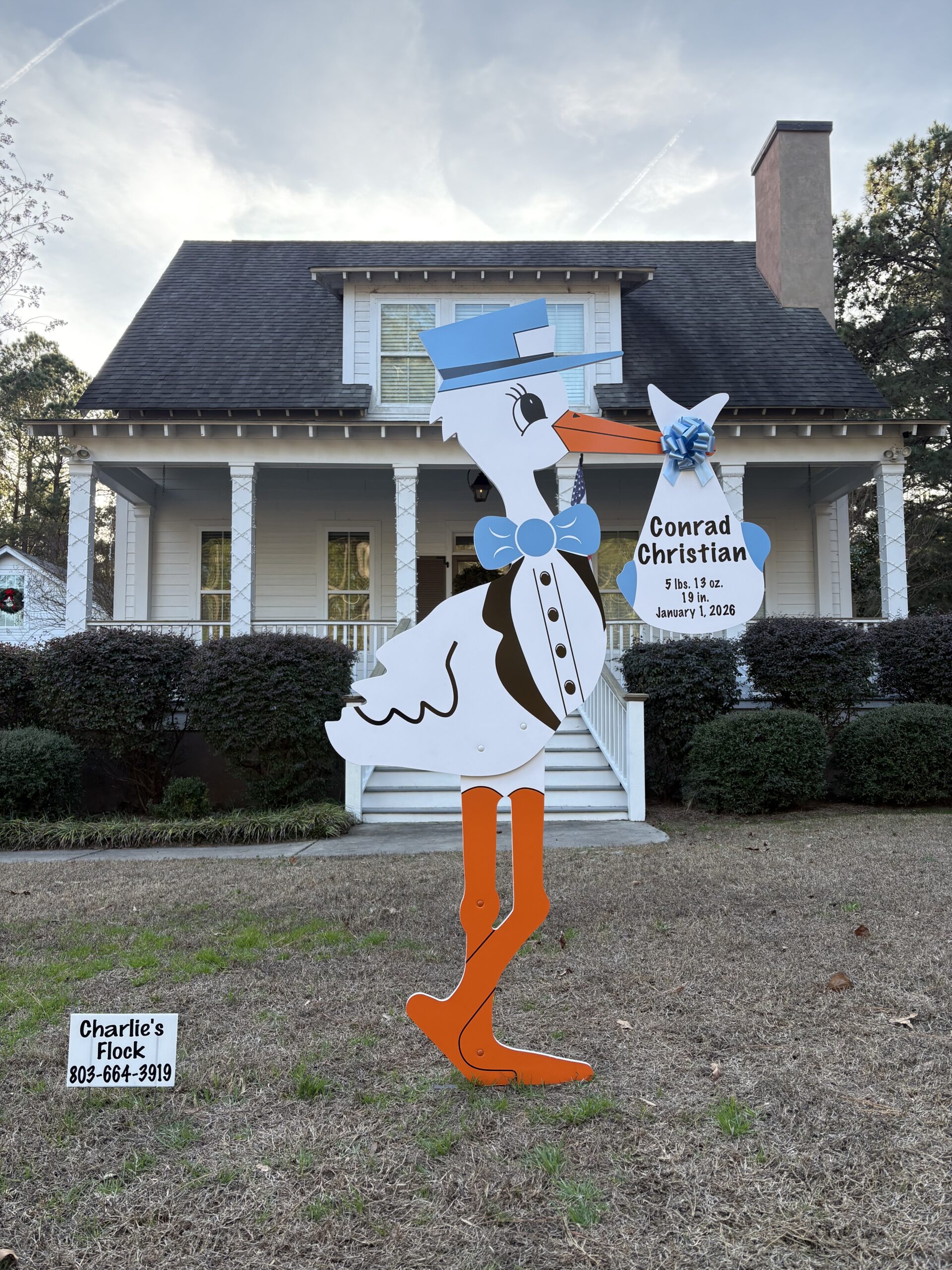 New Years Day Birth Announcement in Columbia, SC!